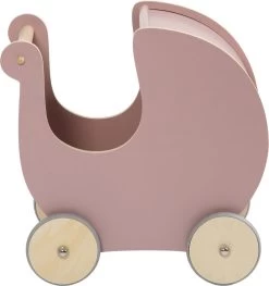 Sebra Dukkevogn I Træ, Blossom Pink