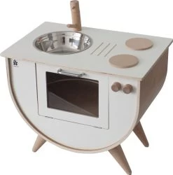 Sebra Legekøkken, Classic White W/wood