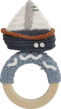 Sebra Hæklet Rangle, Båd På Træring, Ocean Dive Navy