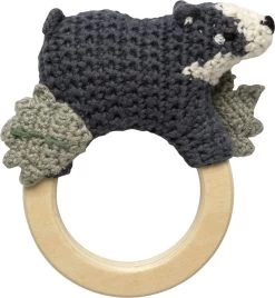 Sebra Hæklet Rangle På Træring, Grævlingen Shadow