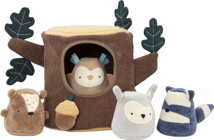 Sebra Aktivitetslegetøj, Gemmeleg, Træstub