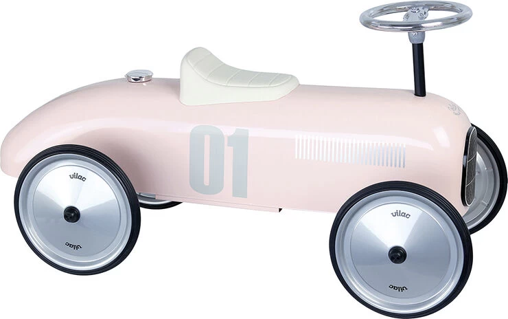 Vilac - Gåbil I Metal - Lyserød