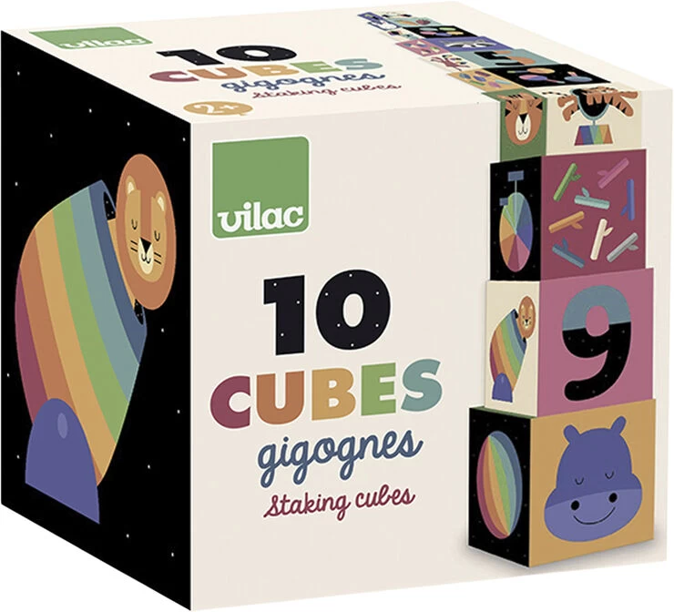 Vilac - Stableklodser I Regnbuefarver Af Andy Westface - Billede 3