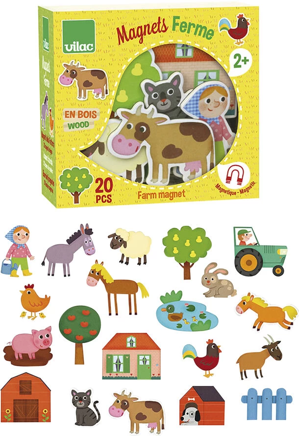 Vilac - Magneter - Bondegård - Billede 3