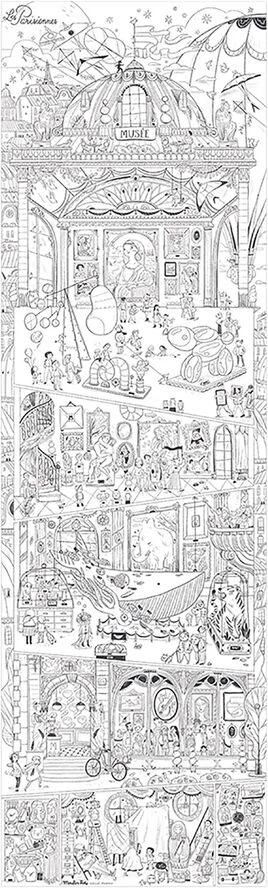 Moulin Roty - Kæmpebanner Til Farvelægning - På Museet - Billede 2