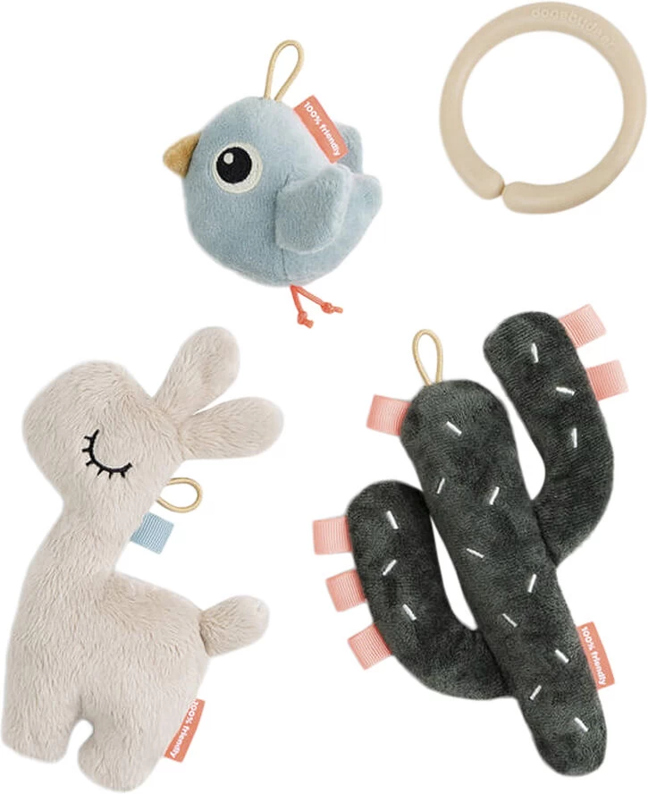 Done By Deer Tiny Sanselegetøjssæt Lalee Farve Mix