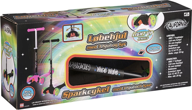 CALIFORNIA CF KIDS 3xPU HJULmLYS D - Billede 5