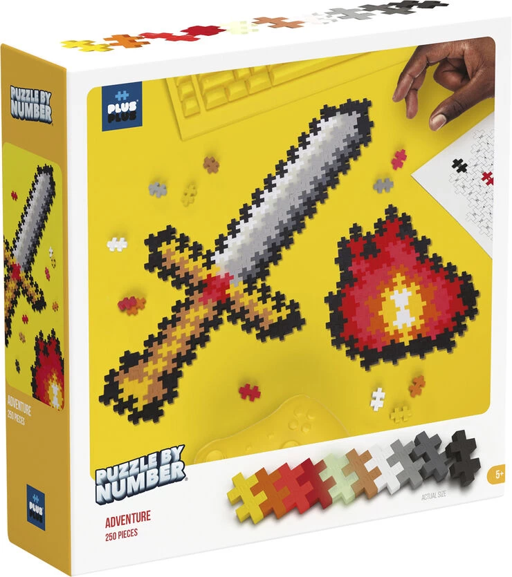 PLUS-PLUS Puzzel By Number Adventure