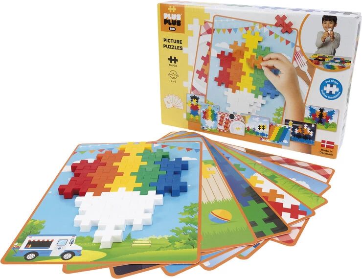 PLUS-PLUS Puzzel Basic 60 Pcs Big - Billede 3