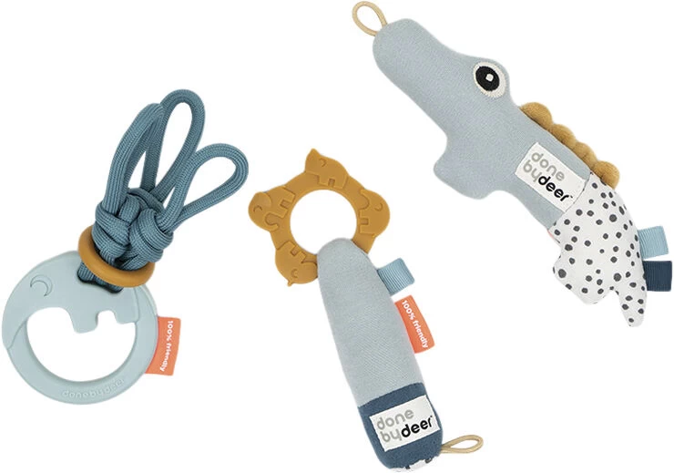 Done By Deer Tiny Toys Gavesæt Deer Friends Blå - Billede 2