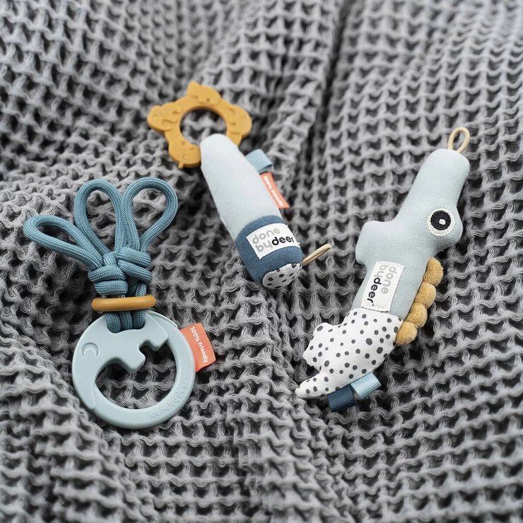 Done By Deer Tiny Toys Gavesæt Deer Friends Blå - Billede 4