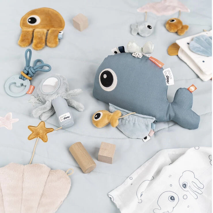 Done By Deer Sanserangle M/spejl Jelly Blå - Billede 4