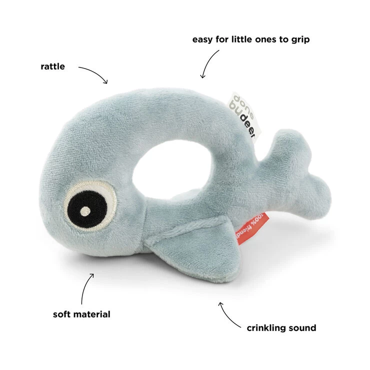 Done By Deer Rund Rangle Wally Blå - Billede 3