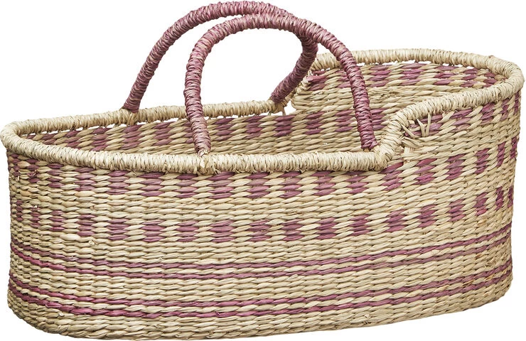 Cam Cam Copenhagen Dolls Moses Basket - Berry - Billede 2