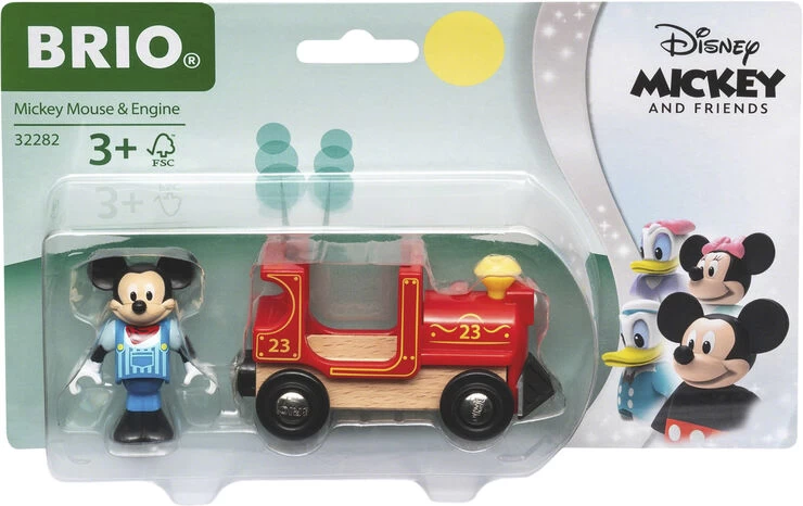 Brio Mickey Mouse Og Lokomotiv - Billede 4