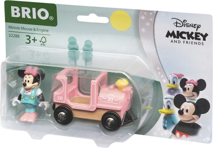 Brio Minnie Mouse Og Lokomotiv - Billede 3