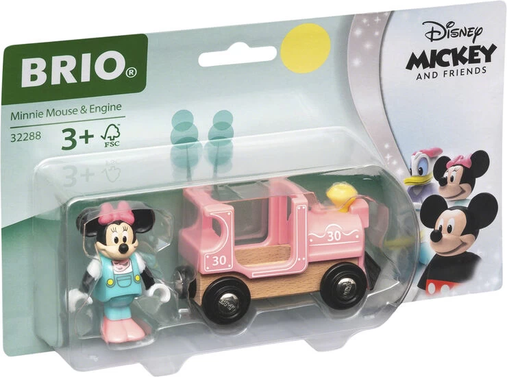 Brio Minnie Mouse Og Lokomotiv - Billede 5