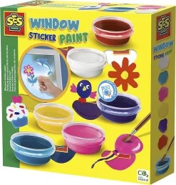 SES Creative - Vinduesmaling 6 X 50 Ml
