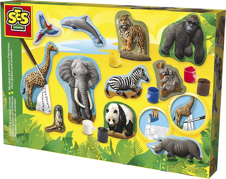 SES Creative - Støb & Mal - Dyr