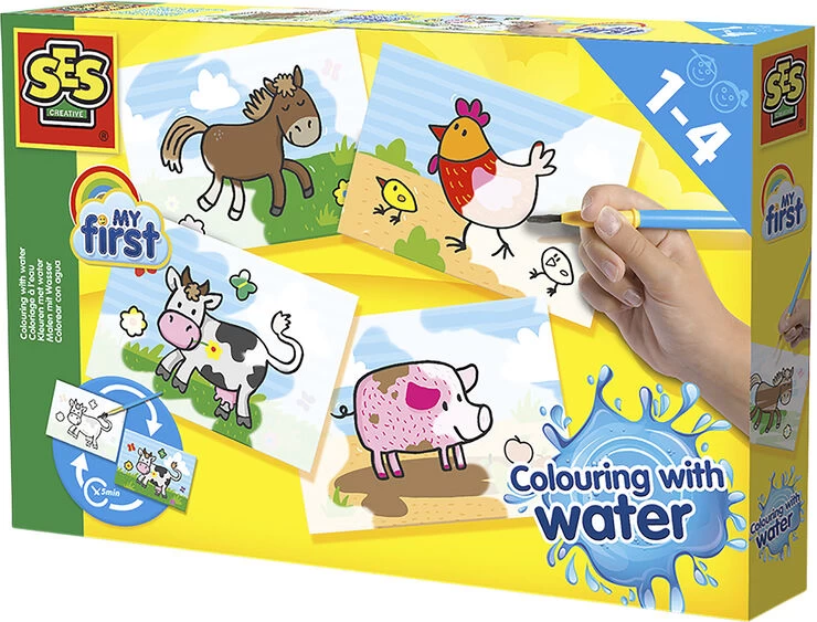 SES Creative - My First - Farv Med Vand - Gårdens Dyr