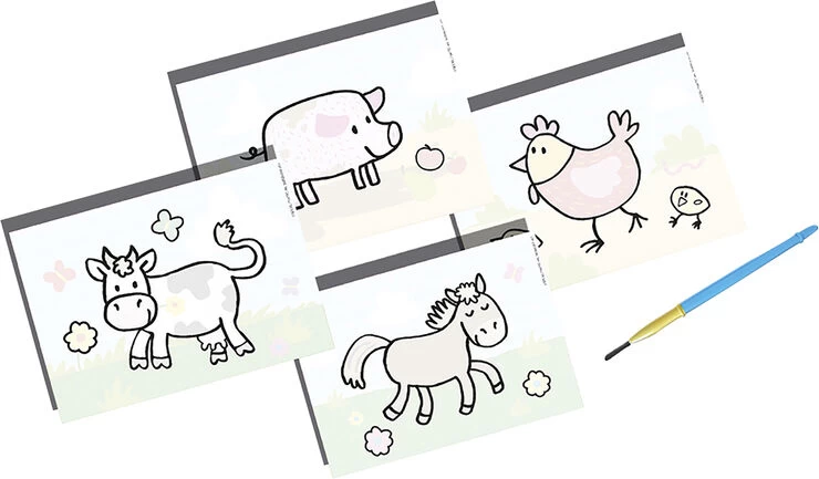 SES Creative - My First - Farv Med Vand - Gårdens Dyr - Billede 3