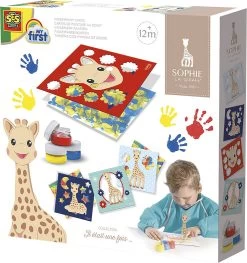 SES Creative - Sophie La Girafe - Kunst Med Fingermaling