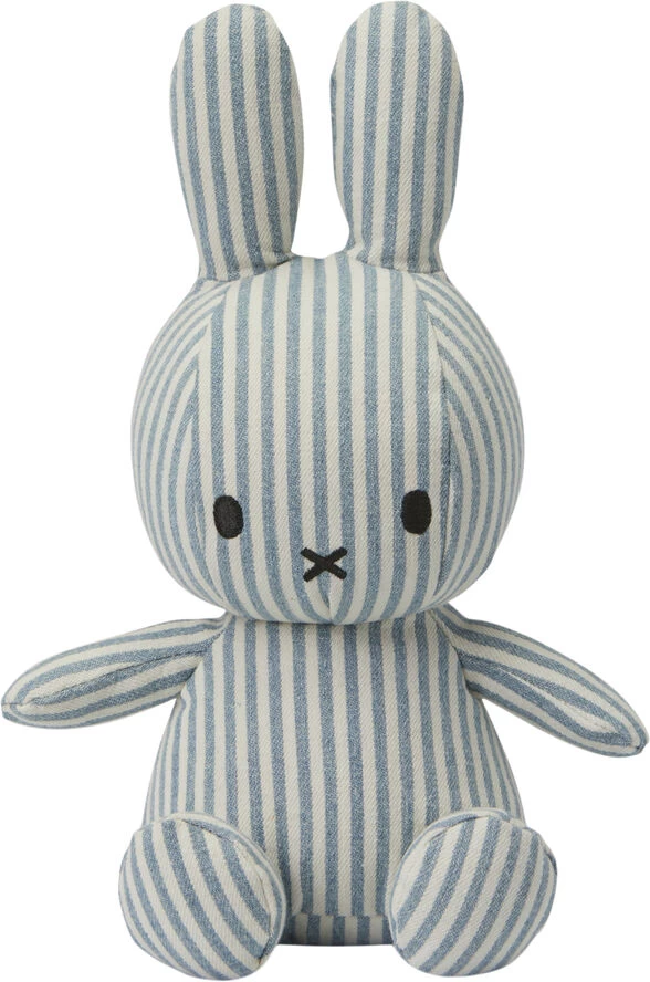 Miffy Sitting Denim Stripe - 23 Cm