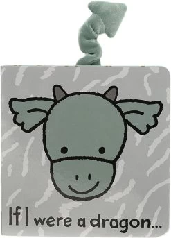 JELLYCAT Papbog, If I Were A Dragon Book
